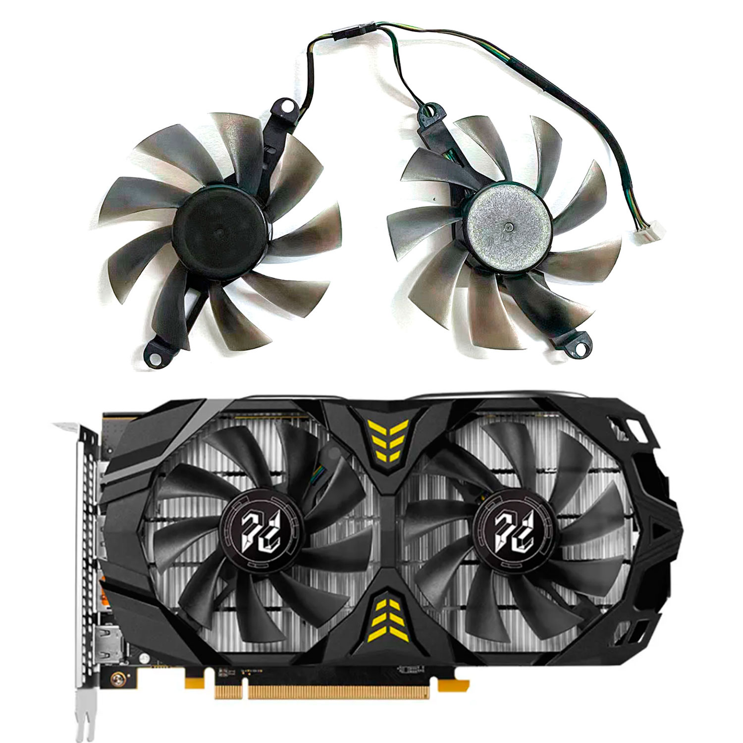 Nieuwe GPU-ventilator, 4-pins, - Rx 580 8Gb 2048Sp Gpu recensie en prijs
